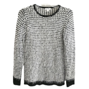 WESTPORT SWEATER SZ XS BLK & WHITE